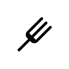Fork  icon. Element of kitchen for mobile concept and web apps illustration. Thin flat icon for website design and development, app development. Premium icon