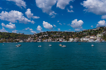 Fototapeta premium Boote am Bosporus