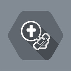 Obraz premium Church phone line