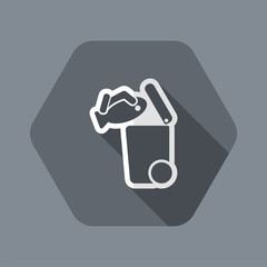 Separate waste collection icon