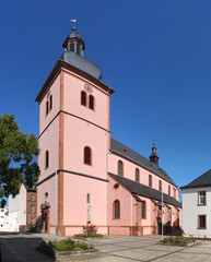 Fototapeta na wymiar Baroque city church in Wittlich, Germany