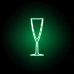Flute, glass icon. Can be used for web, logo, mobile app, UI, UX