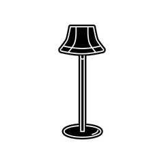 Floor lamp  icon. Element of household for mobile concept and web apps icon. Glyph, flat icon for website design and development, app development