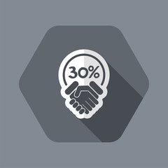 Discount label icon