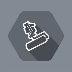Painter roll symbol © Myvector
