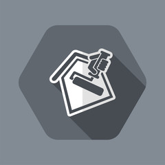 Painter roll symbol © Myvector