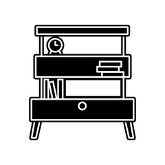 Chest of drawers  icon. Element of household for mobile concept and web apps icon. Glyph, flat icon for website design and development, app development