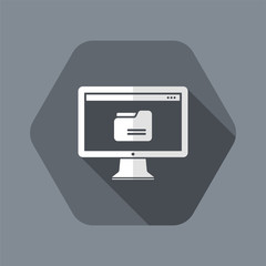 Folder - minimal flat icon