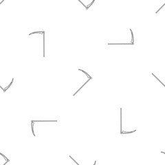 Farm scythe pattern seamless vector repeat geometric for any web design