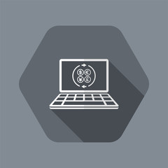 Currency web services icon