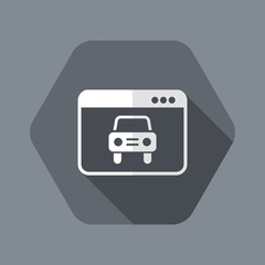 Car web service icon