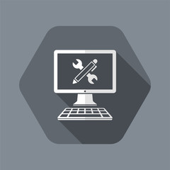 Project software - Vector icon