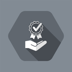 Service offer - Check best option - Minimal icon