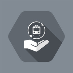 Train services - Minimal modern icon