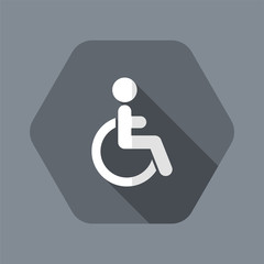 Handicapped concept - Minimal icon