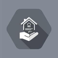 House certification services - Vector icon
