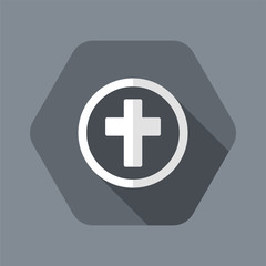 Fototapeta premium Religious services concept - Minimal flat icon