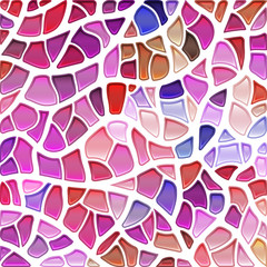 abstract vector stained-glass mosaic background