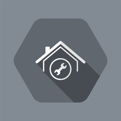 House repair services - Vector web icon