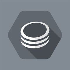 Coins - Vector web icon