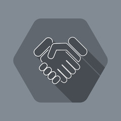 Handshake icon - Thin series