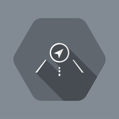 Road direction indicator.