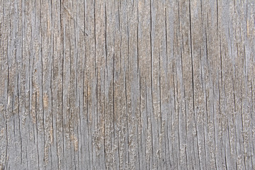 The texture of a cracked wooden board with fibers on the surface.
