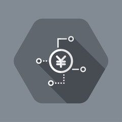 Yen financial network icon