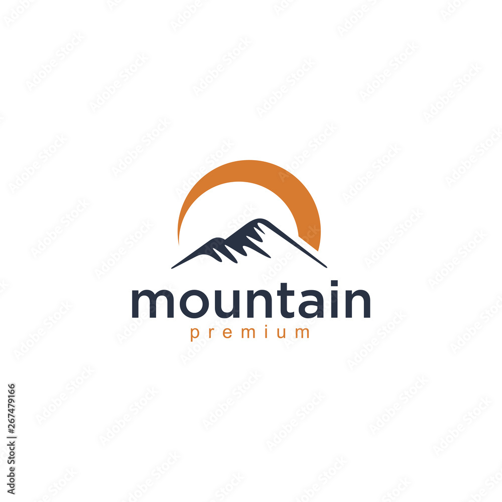 Poster mountain great for websites and the design