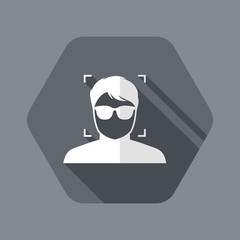 Face ID concept icon