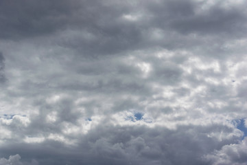 blue sky with white clouds on a sunny day