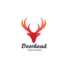red deer head logo