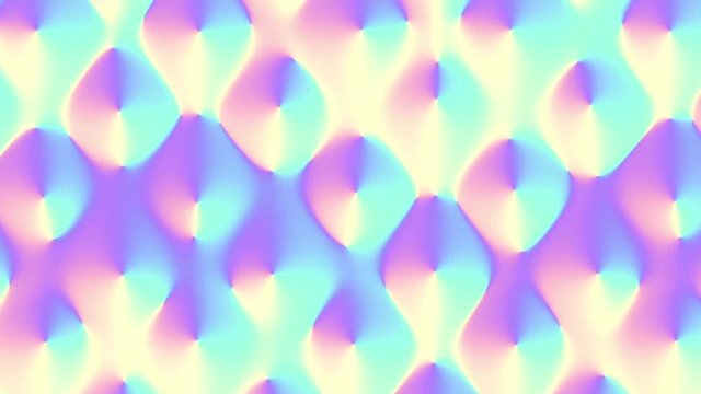 Transforming  abstract futuristic geometric pattern Looping footage.