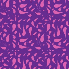 Obraz premium Vector seamless pattern. Floral stylish background with graphic leaves,vector pattern