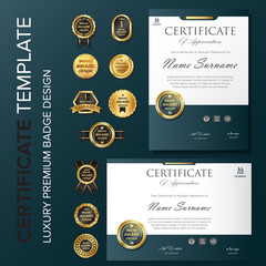 new template certificate