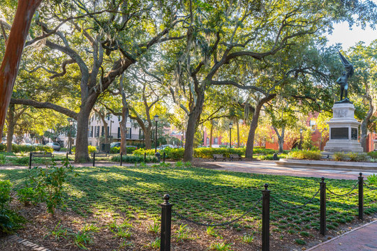 Madison Square In Savannah, Georgia