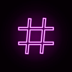 Obraz premium lattice neon icon. Elements of education set. Simple icon for websites, web design, mobile app, info graphics