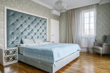 Beautiful bedroom with king size bed