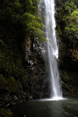 Fototapeta na wymiar Uluwehi Falls, AKA Secret Falls, Wailua River, Kauai