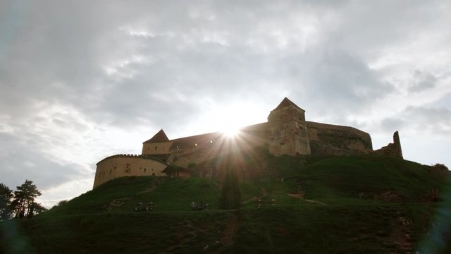 Epic shot of the Castle of Rasnov, Romania. It's built between 1211-1225 by Teutonic Knights between Wallachia and Transylvania