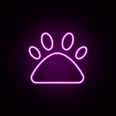 pets neon icon. Elements of Minimal universal theme set. Simple icon for websites, web design, mobile app, info graphics