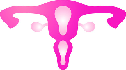 Illustration of a cute uterus