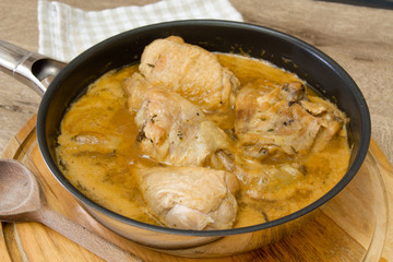 poulet à la crème