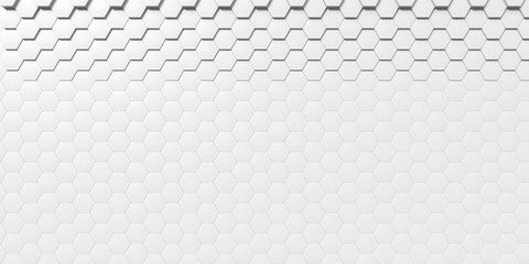 Geometric hexagon 3d background wallaper