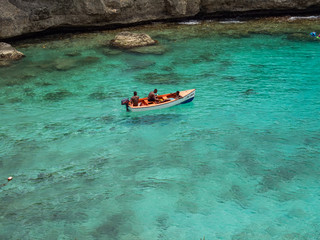 Local fishing boat Views around the Caribbean Island of Curacao