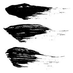 Ink vector brush strokes background. Vector illustration. Grunge texture.