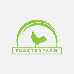 Fototapeta na wymiar Rosster logo icon vector