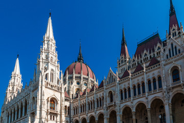 Fototapeta na wymiar Budapest's Parliament Building