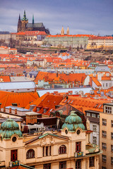 Obraz premium St. Vitus Cathedral and Prague Castle