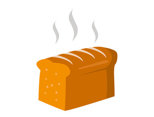 vector french bread icon